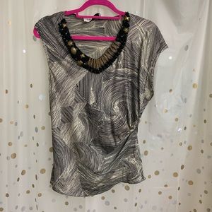 Jodi Arnold Silk asymmetrical top
